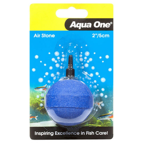 Aqua One Airstone Ball Blue 50mm