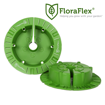 FloraFlex 9”-12” Round Flood & Drip Shield w/Quicker Drippers